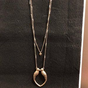 Lucky Brand Lovebird Necklace and Earrings